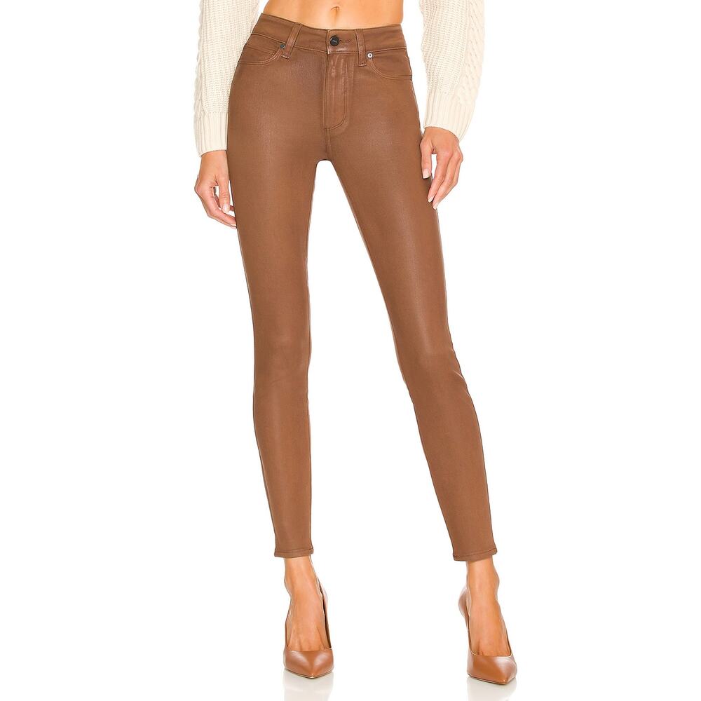 Paige 'Hoxton' Brown Rayon Ankle Denim Jean Size 25